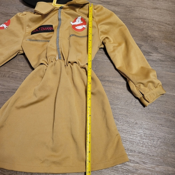 GIRLS MEDIUM (5-7) GHOSTBUSTER DRESS UP HALLOWEEN OUTFIT - HOLTZMAN - GUC - Picture 7 of 7